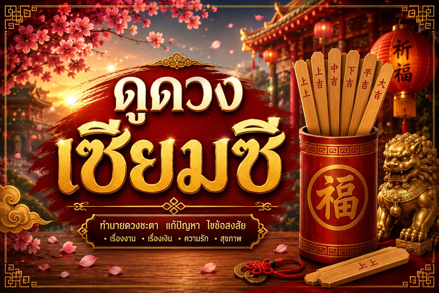 ดูดวงเซียมซี