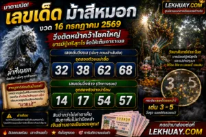 Read more about the article เลขเด็ดม้าสีหมอก งวด 16 กรกฎาคม 2569 แนวทางเลขวิ่งเน้นๆ รับโชคใหญ่