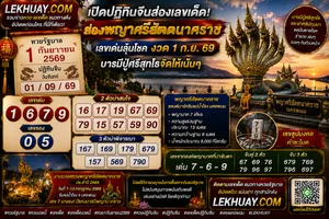 Read more about the article เลขเด็ดงวด 1 กันยายน 2569 ส่องปฏิทินจีนและแนวทางพญาศรีสัตตนาคราช
