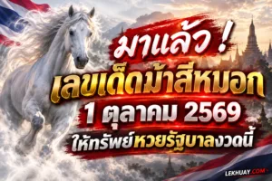 Read more about the article มาแล้ว ! เลขเด็ดม้าสีหมอก  1 ต.ค. 69 ให้โชคหวยรัฐบาลงวดนี้